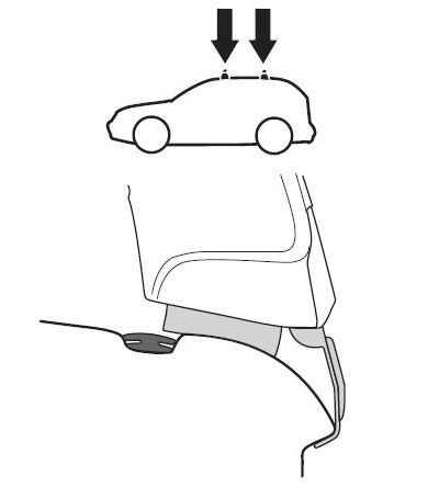 Монтажный комплект Thule 1261 для Toyota Camry (mkIII)(XV30); Daihatsu Altis (mkI) 2001-2006 670:500 - Фото 2