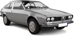 GTV 2-doors Coupe from 1984 to 1987 rain gutters