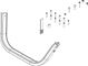 Footwell frame single 40105299 (Chariot Cross 1, Chariot Sport 1, Chariot Lite 1)