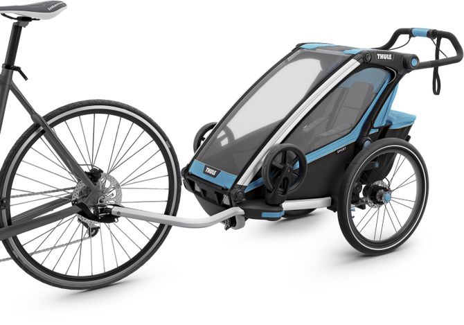 Дитяча коляска Thule Chariot Sport Single (Blue-Black) 670:500 - Фото 2