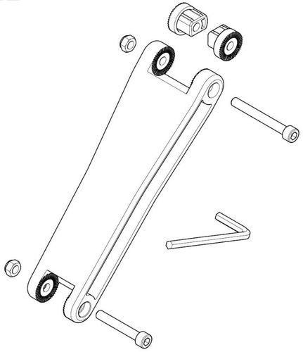 Windscreen arm 52948 (Yepp Nexxt Mini Windscreen) 670:500 - Фото