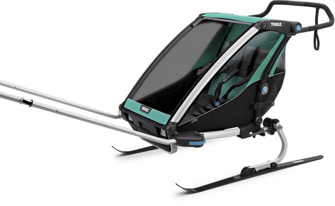 Дитяча коляска Thule Chariot Lite Double (Blue Grass-Black) 10203007 670:500 - Фото 8