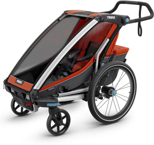 Bike trailer Thule Chariot Cross Single (Roarange-Dark Shadow) 10202012 670:500 - Фото 3