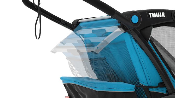 Дитяча коляска Thule Chariot Sport Single (Blue-Black) 670:500 - Фото 13