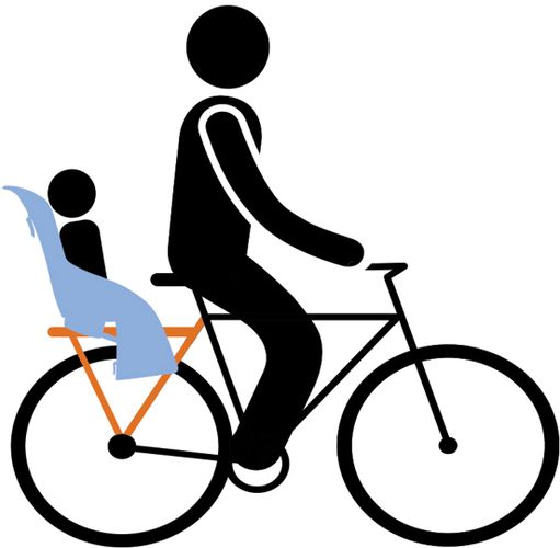 Child bike seat Thule Yepp Maxi RM (Black) 670:500 - Фото 5