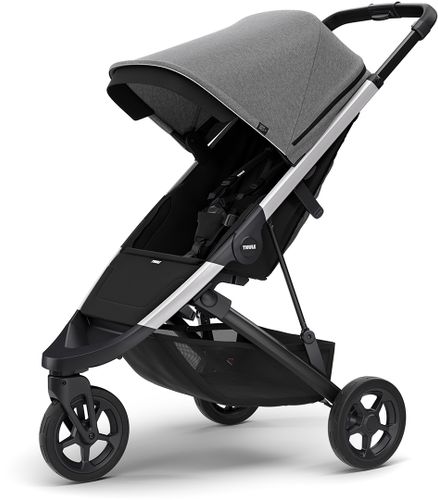 Дитяча коляска Thule Spring (Aluminium / Grey Melange) 670:500 - Фото