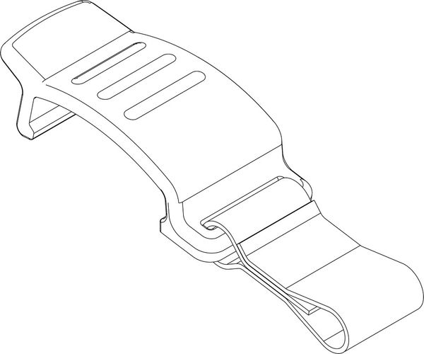 Cargo bag clip 40105289 (Chariot Cross, Chariot Sport) 670:500 - Фото