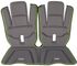 Seatpad double  (Chartreuse) 40105345 (Chariot Sport 2)