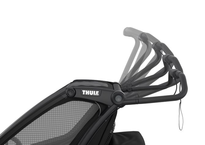 Детская коляска Thule Chariot Sport Double (Black on Black) 670:500 - Фото 10