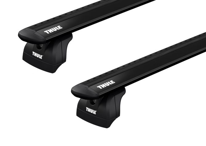 Flush rails roof rack Thule Wingbar Evo Rapid Black for Audi A3/S3/RS3 (mkIII)(5 door) 2012-2020 670:500 - Фото