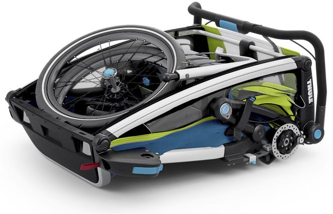Дитяча коляска Thule Chariot Sport Double (Chartreuse-Mykonos) 10201004 670:500 - Фото 5