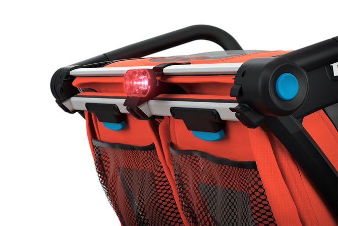 Дитяча коляска Thule Chariot Cross Double (Roarange-Dark Shadow) 10202014 670:500 - Фото 6