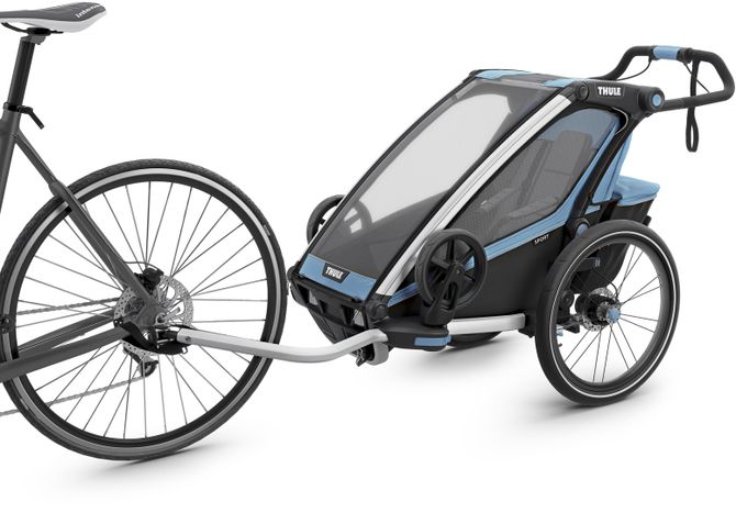 Дитяча коляска Thule Chariot Sport Single (Blue-Black) 670:500 - Фото 2