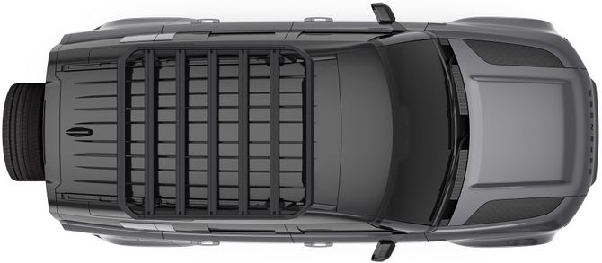 Грузовая корзина Thule Caprock S для Volkswagen Passat (B9)(универсал) 2023→; Skoda Superb (mkIV)(универсал) 2024→ 670:500 - Фото 3