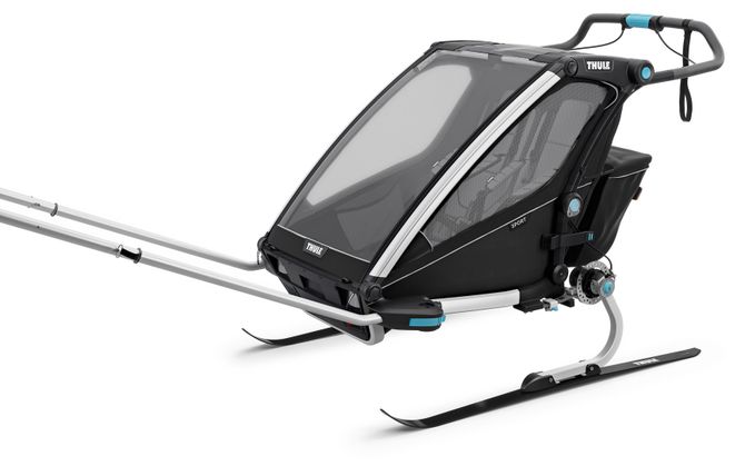 Дитяча коляска Thule Chariot Sport Double (Black) 10201012 670:500 - Фото 8