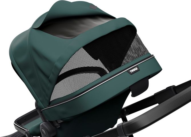 Stroller with bassinet Thule Sleek (Mallard Green on Black) 670:500 - Фото 6