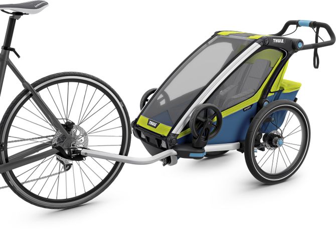 Bike trailer Thule Chariot Sport Single (Chartreuse-Mykonos) 10201002 670:500 - Фото 2