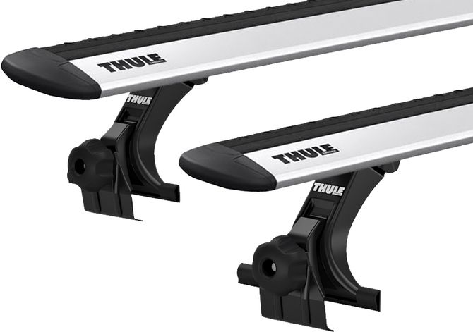 Rain gutters roof rack (15cm) Thule Wingbar Evo (1.50 m) 670:500 - Фото