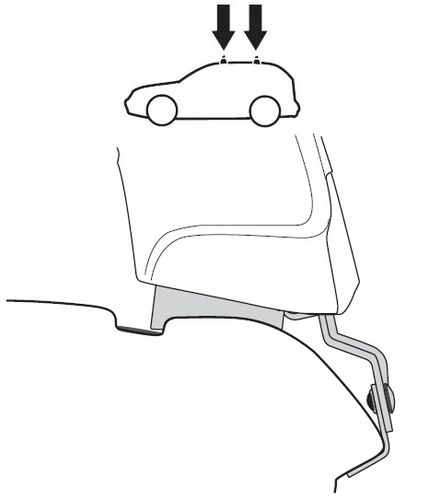 Fit Kit Thule 1334 for Mazda 3 (mkI-mkII)(sedan) 2003-2014 670:500 - Фото 2
