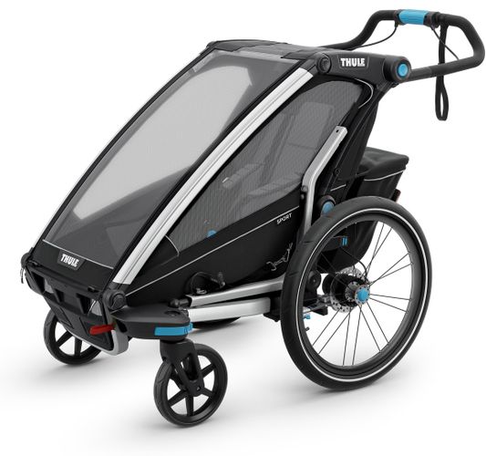 Дитяча коляска Thule Chariot Sport Single (Black) 670:500 - Фото 3