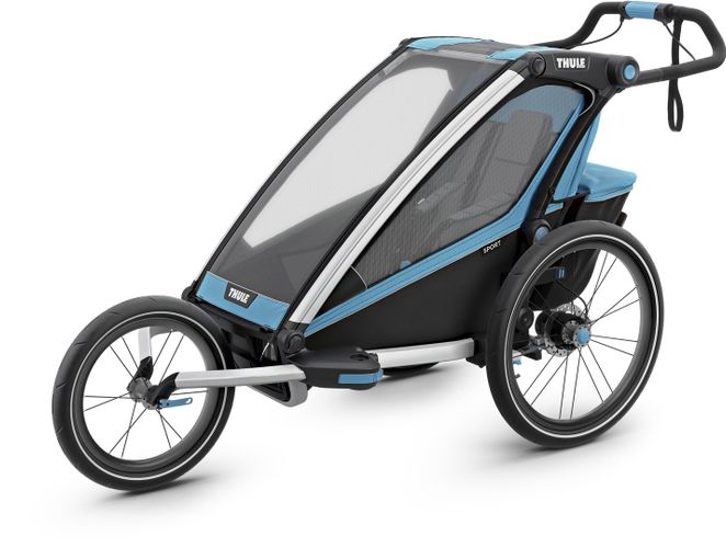 Дитяча коляска Thule Chariot Sport Single (Blue-Black) 670:500 - Фото 8