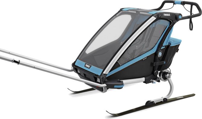 Детская коляска Thule Chariot Sport Double (Blue-Black) 10201003 670:500 - Фото 7