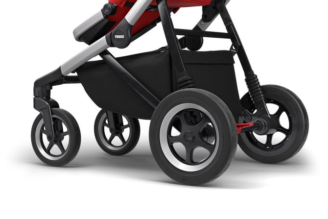 Детская коляска с люлькой Thule Sleek (Energy Red) 670:500 - Фото 8