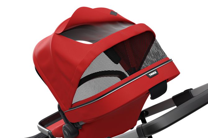 Stroller with bassinet Thule Sleek (Energy Red) 670:500 - Фото 5