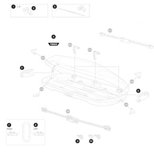 Roof box Thule Force 3 S (Black) 645100