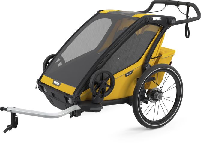 Дитяча коляска Thule Chariot Sport Double (Spectra Yellow) 670:500 - Фото