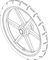 Rear wheel left 40107009 (Urban Glide 2 (2018), Urban Glide 2 Double)