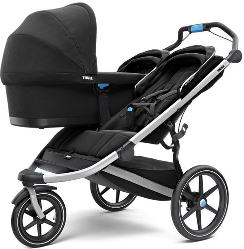 Baby stroller with bassinet Thule Urban Glide Double 2 (Jet Black) 670:500 - Фото 7