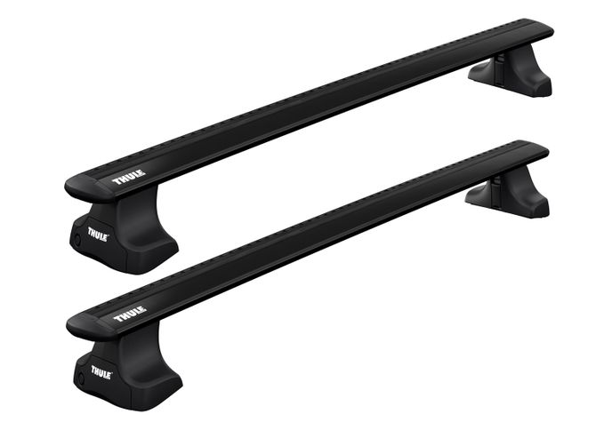 Naked roof rack Thule Wingbar Evo Rapid Black for Ford Mondeo (mkV)(wagon) 2014→ 670:500 - Фото 2