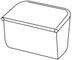 Cargo basket Cross 1 Single (Roarange-Dark Shadow) 33190528 (Chariot Cross 1 Single)