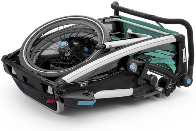 Дитяча коляска Thule Chariot Lite Double (Blue Grass-Black) 10203007 670:500 - Фото 6
