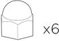 Bolt caps (6 pcs) 56484 (Approach)