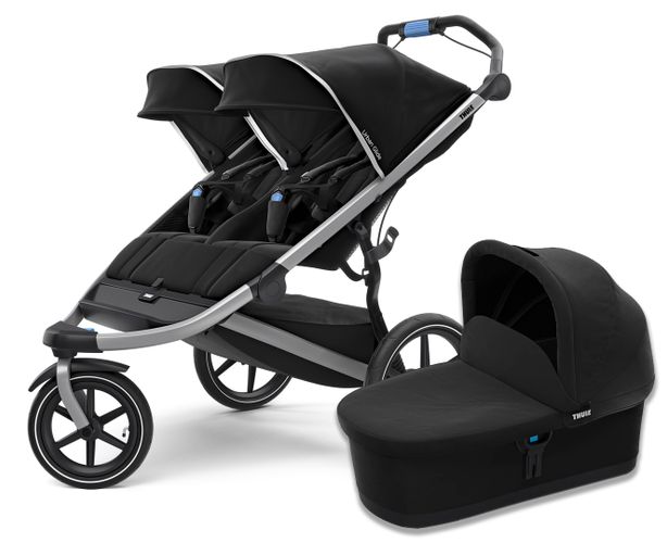 Baby stroller with bassinet Thule Urban Glide Double 2 (Jet Black) 670:500 - Фото