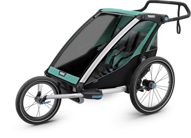 Дитяча коляска Thule Chariot Lite 2 (Blue Grass-Black) 670:500 - Фото 5