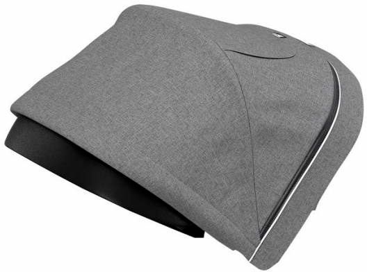Sibling seat canopy fabric (Grey Melange) 54009 (Sleek Sibling Seat) 670:500 - Фото