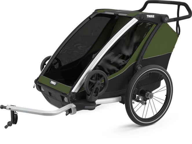 Дитяча коляска Thule Chariot Cab 2 (Cypress Green) 670:500 - Фото