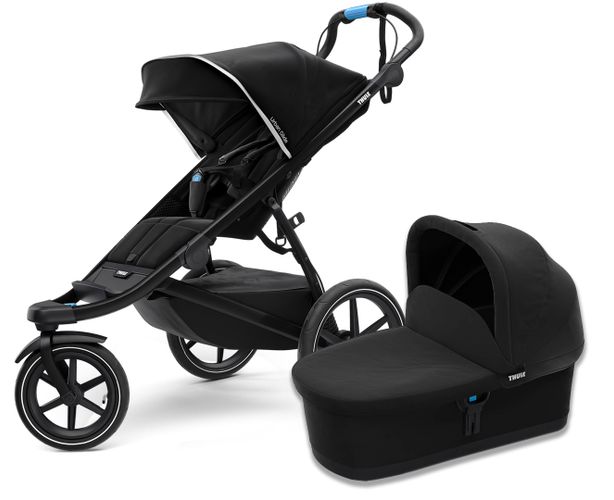 Baby stroller with bassinet Thule Urban Glide 2 (Black on Black) 670:500 - Фото