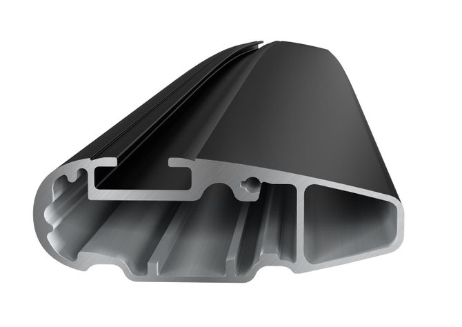Багажник на гладкую крышу Thule Wingbar Black для Fiat Tipo (mkII)(седан) 2016→ 670:500 - Фото 2