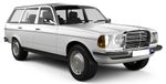 W123 5-doors Wagon from 1976 to 1986 raised rails