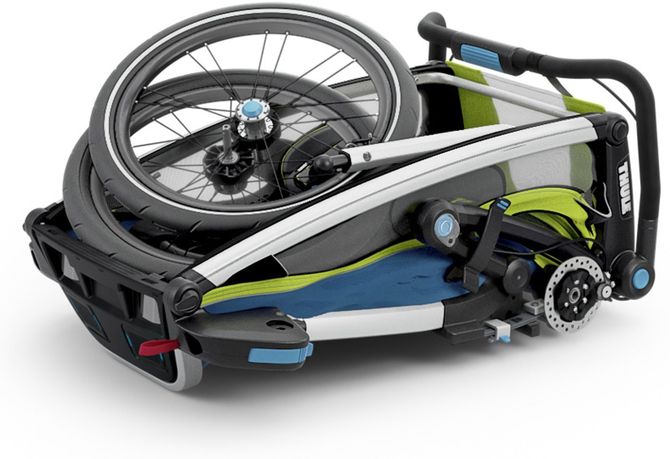 Дитяча коляска Thule Chariot Sport Single (Chartreuse-Mykonos) 670:500 - Фото 5