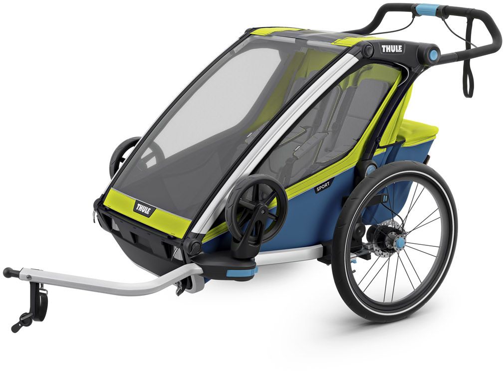 Детская коляска Thule Chariot Sport Double (Chartreuse-Mykonos) 10201004