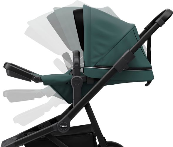 Stroller with bassinet Thule Sleek (Mallard Green on Black) 670:500 - Фото 7