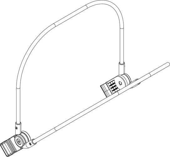 Каркас козирка 54017 (Sleek Sibling Seat) 670:500 - Фото