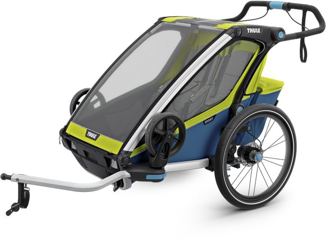 Дитяча коляска Thule Chariot Sport 2 (Chartreuse-Mykonos) 10201016 670:500 - Фото