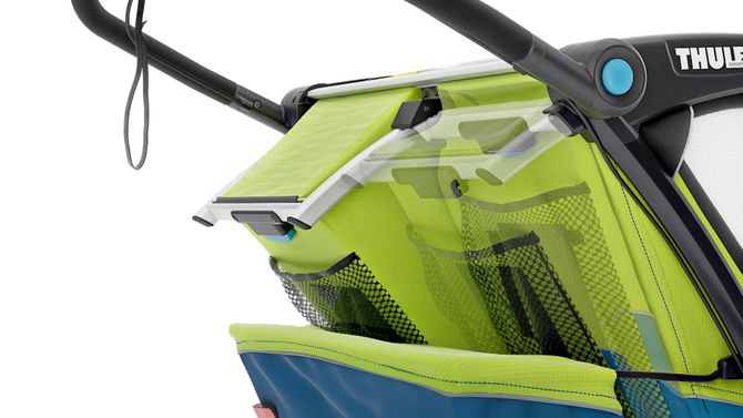 Дитяча коляска Thule Chariot Sport Double (Chartreuse-Mykonos) 10201004 670:500 - Фото 10
