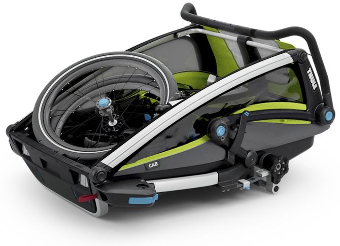 Дитяча коляска Thule Chariot Cab Double (Chartreuse) 10204003 670:500 - Фото 5